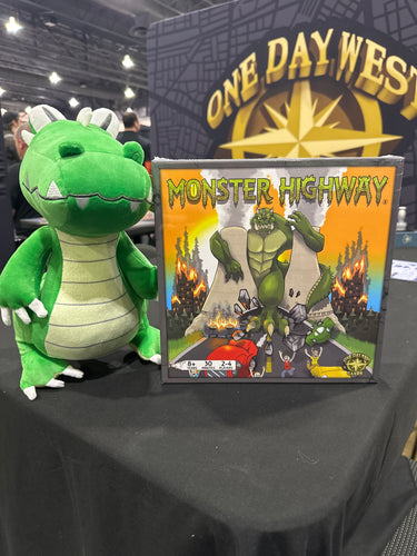 Monster Highway Game + Plush Bundle